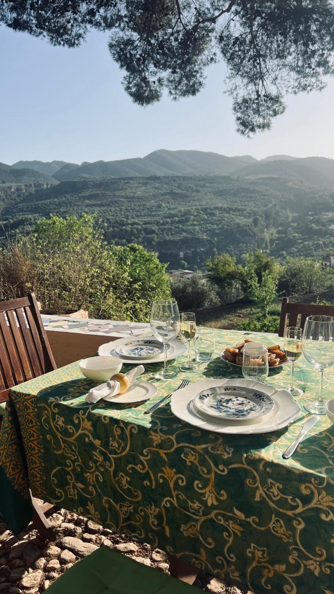 Bed and Breakfast Cortijo El Pino Retreat Albuñuelas Exterior foto